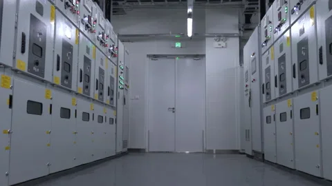 Innovative designs for Power distribution device, Industrial power distribution Stock Footage 309025831