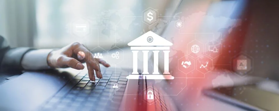 Innovative Digital Banking Solutions for Efficient Financial Management. Stock Photos