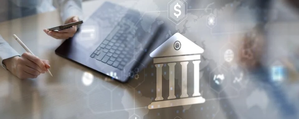 Innovative Digital Banking Solutions for Efficient Financial Management. Stock Photos
