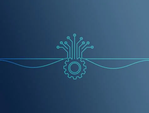 Innovative Engineering Solutions Background. Stock Illustration