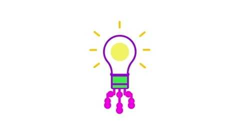 Innovative idea network concept connection icon animation Stock-Footage 339048184
