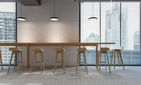 Innovative Ideas for Designing an Office Dining Zone Illustrazione stock