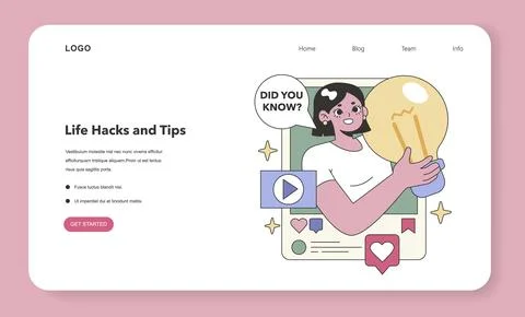 Innovative Ideas set. Flat vector illustration. 스톡 일러스트