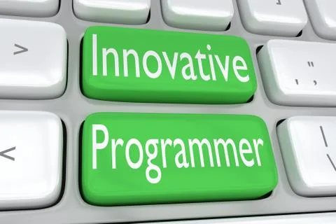Innovative Programmer concept Stock-Illustration