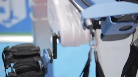 Innovative Rehabilitation Robotics for assisting with improving mobility and Stock Footage 287102300