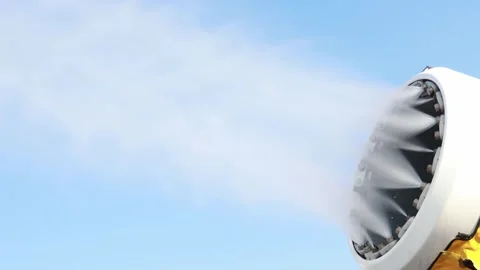 Innovative snowmaking technology creates winter wonderland in high definition 스톡 동영상 301875095