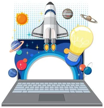 Innovative Startup Concept Illustration Stock Illustration