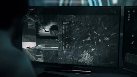 Innovative Surveillance Software Used By Spy Agent For Location Tracking Stock Footage 247112441
