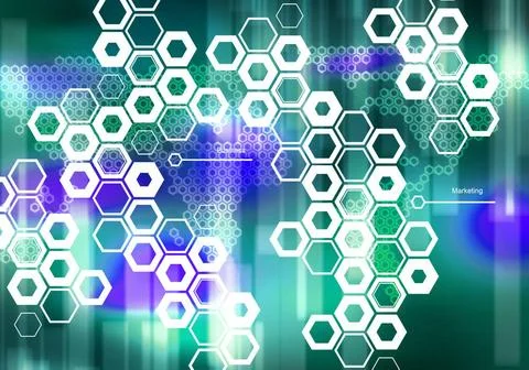 Innovative technologies Digital background image presenting modern busines... Foto stock