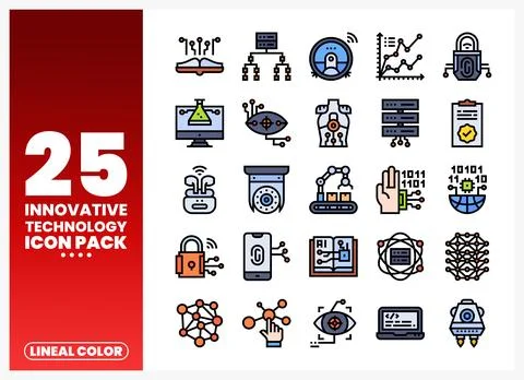 Innovative Technology Icons イラスト素材