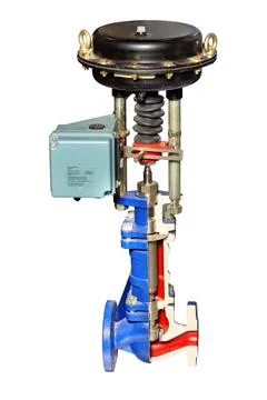 Innovative valve design showcases engineering precision in industrial appli.. Stock Photos