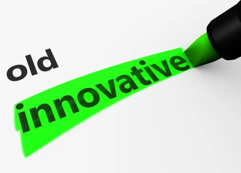 Innovative Vs Old Concept Stock Illustration