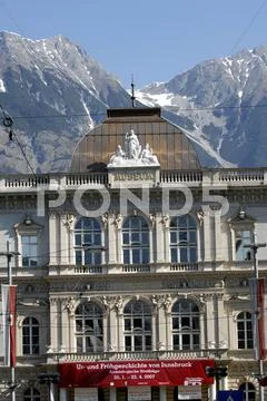 Innsbruck old city center austria tourism trip Stock Photos