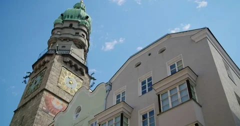 Innsbrucks Old Town Stock Footage 79150588