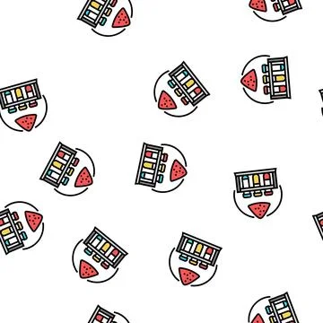 Inorganic chemistry vector seamless pattern 스톡 일러스트