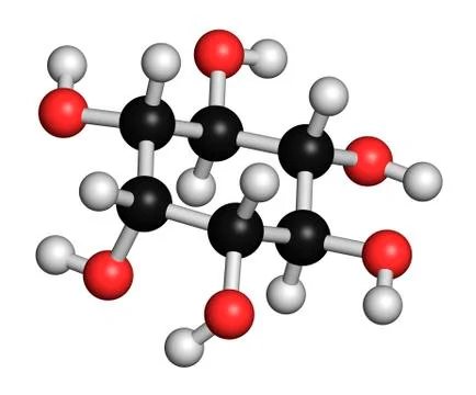 Inositol molecule Stock Illustration