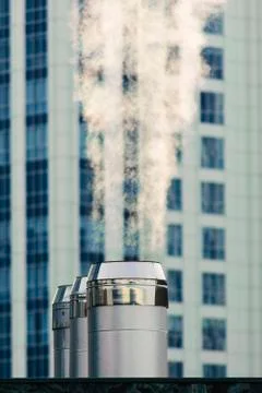 Inox Chimney Stock Photos