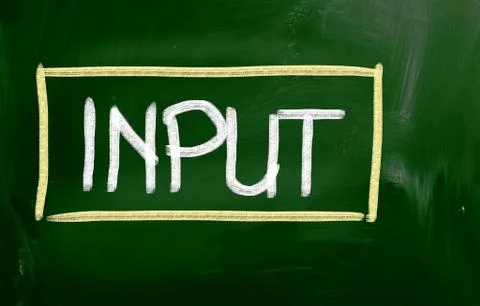 Input concept Stock Illustration