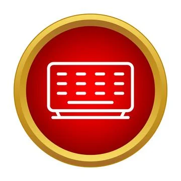 Input device keyboard interface displaying text icon Stock-Illustration