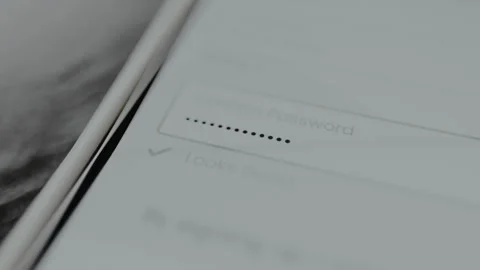 Input field labeled Confirm Password, ac... | Stock Video | Pond5