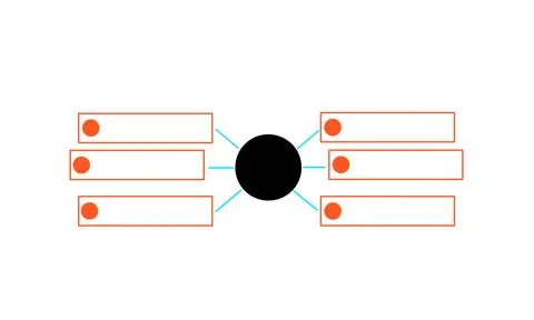 Input Output Diagram Stock Illustration