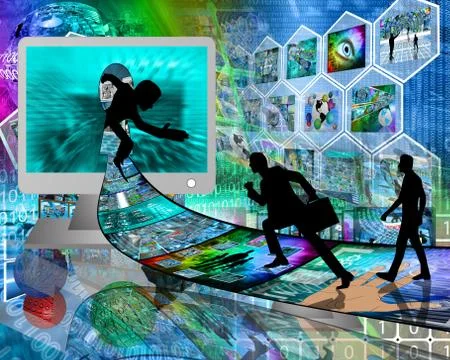 Input output Stock Illustration