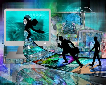 Input output Stock Illustration