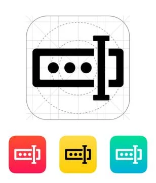 Input password icon Stock Illustration