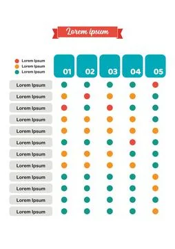 Input Process Output Infographic Stock Illustration