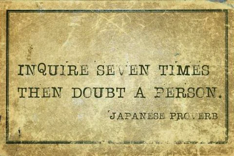 Inquire seven JP Stock Illustration