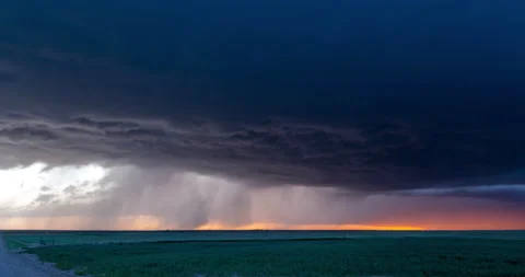 Insane Lightning Display in Raymer, Colorado Stock-Footage 165619829