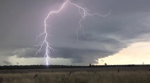 Insane lightning Moree 04 Stock Footage 50061929