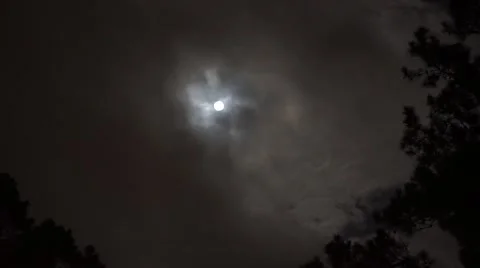 Insane Moon Vortex Stock Footage 58593303