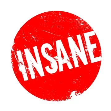 Insane rubber stamp イラスト素材