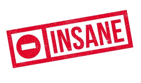 Insane rubber stamp イラスト素材