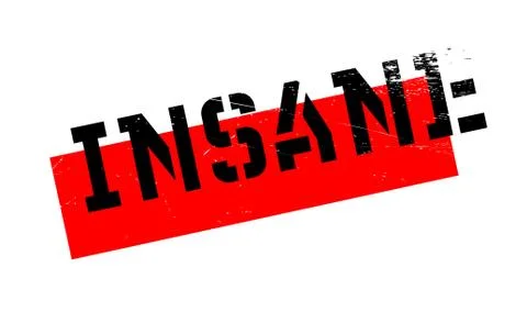 Insane rubber stamp イラスト素材