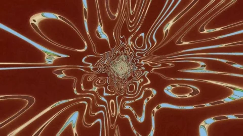 Insane trippy psychedelic abstract background horizon Stock Footage 200972986