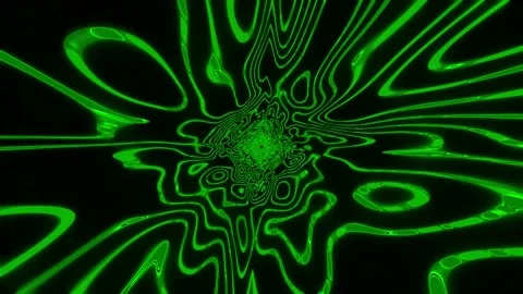 Insane trippy psychedelic abstract background green Stock Footage 200973015