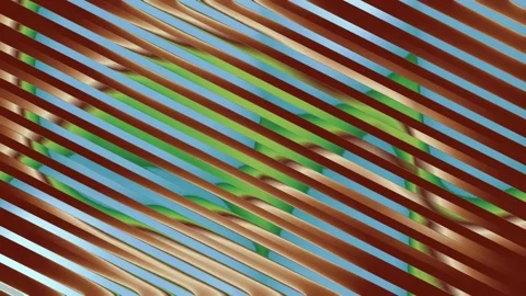 Insane trippy psychedelic stripes animation horizone loop Stock Footage 200972643