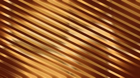 Insane trippy psychedelic stripes animation gold loop Video stock 200972796