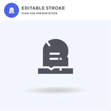 Inscription icon vector, filled flat sign, solid pictogram isolated on white, Stock Illustration