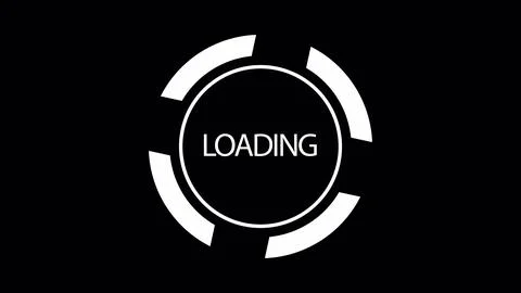 The inscription LOADING in a circle. The download process. Progress Bar on bl 스톡 일러스트