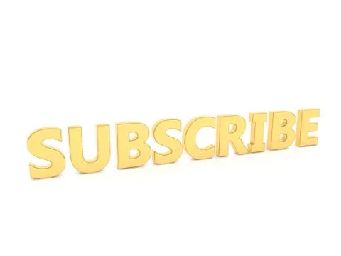The inscription Subscribe . Stock Illustration