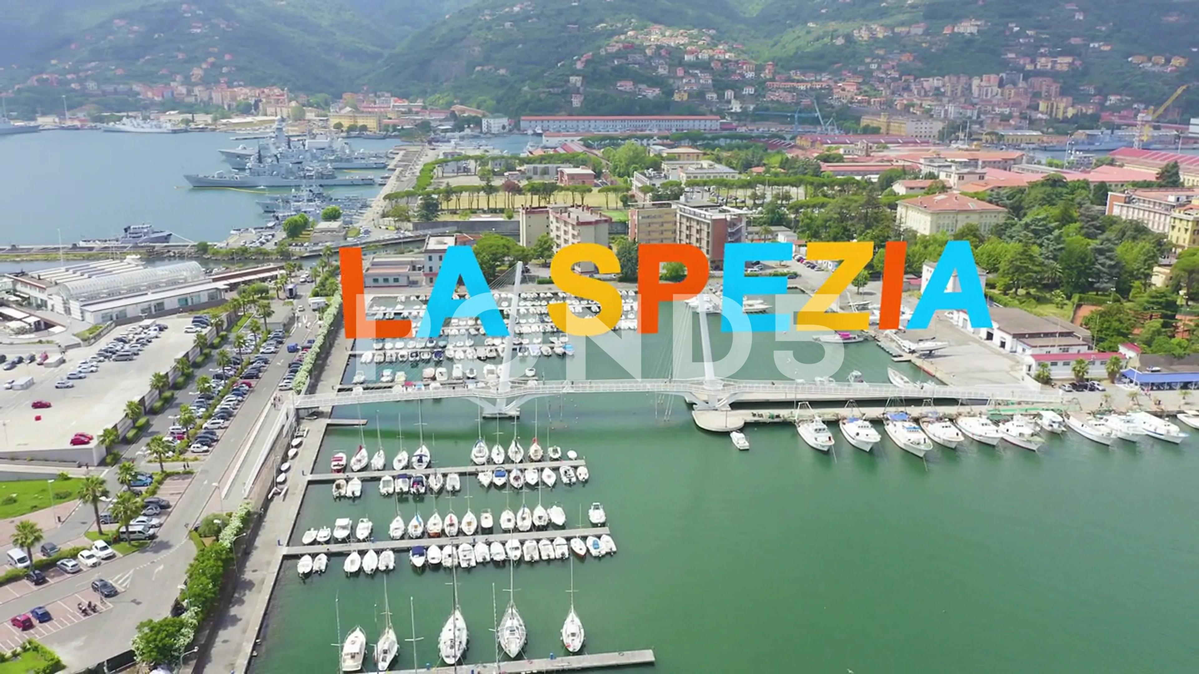 Inscription on video. La Spezia, Italy. ... | Stock Video | Pond5