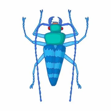 Insect bug icon, cartoon style Illustrazione stock