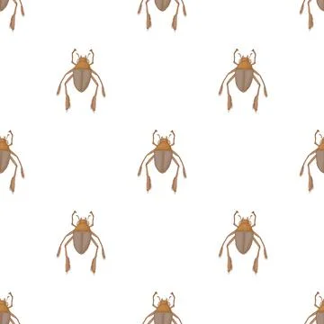 Insect bug pattern seamless vector イラスト素材