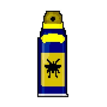 Insect bug spray color icon vector illustration Stock Illustration