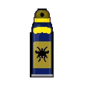 Insect bug spray color icon vector illustration Stock Illustration