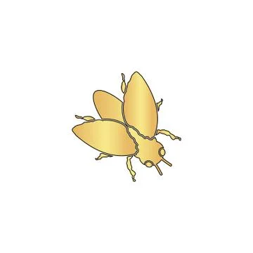 Insect computer symbol Stock Illustration