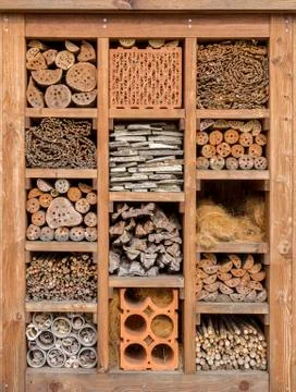 Insect hotel Stock Photos